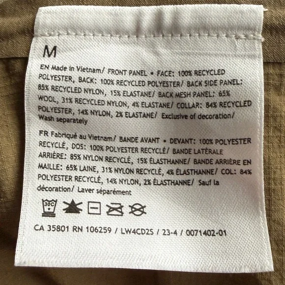 Lululemon lab Womens Fleece + Ripstop Running Vest - Picture 8 of 8